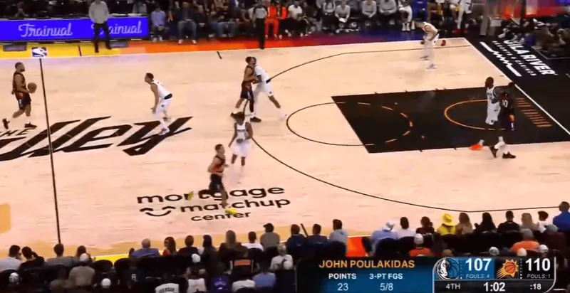 九游-谁的部将？普拉基达斯晃开空间三分命中，三分8中5砍下23分